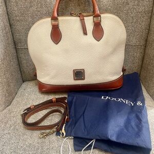 Dooney & Bourke White Zip Zip Satchel